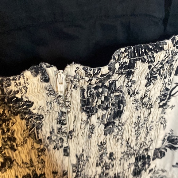 R&K originals dress black and white 12 floral - Picture 6 of 8